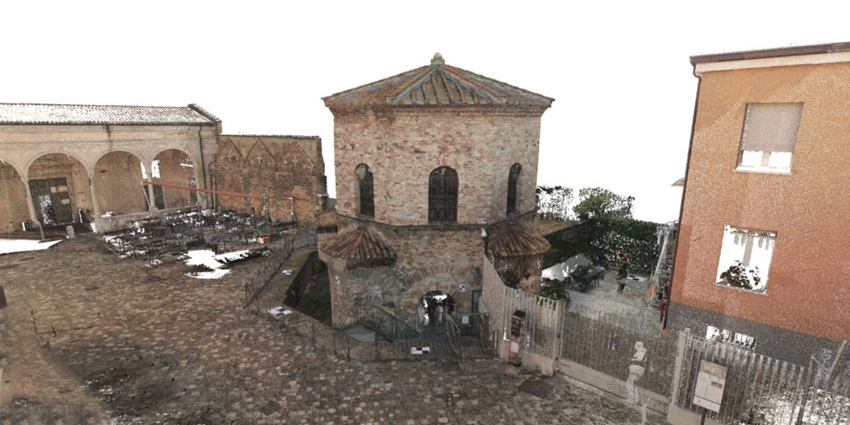 Rilievo Laser Scanner 3D del “Battistero degli Ariani” a Ravenna