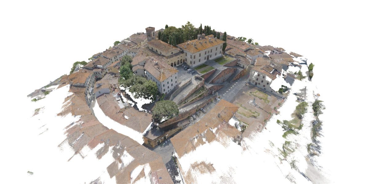 Rilievo Laser Scanner 3D del complesso architettonico della “Villa Medicea” di Cerreto Guidi (Firenze)