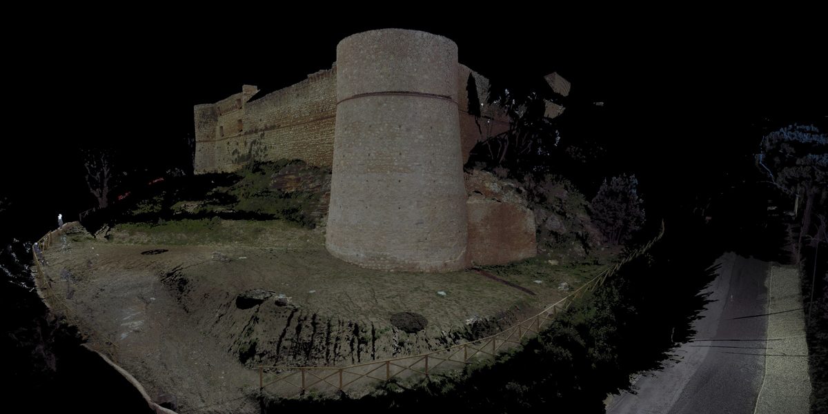 Rilievo Laser Scanner 3D del Torrione e della cinta muraria – Comune di Magliano in Toscana (GR)